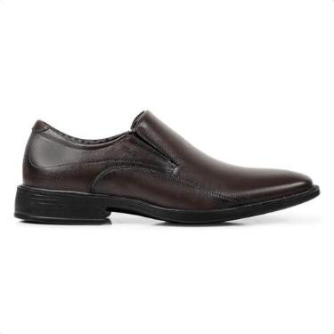Imagem de Sapato de Couro Ferracini Masculino Paris Tabaco/preto/vermelho 6866-703h 38