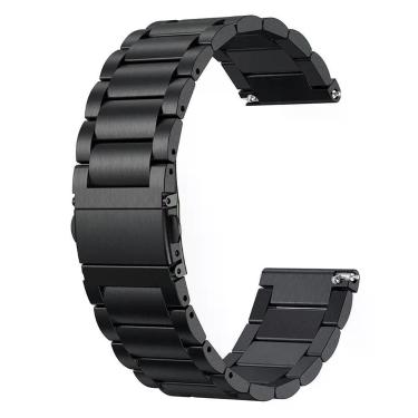 Imagem de Pulseira Para Smartwatch 20mm Relogio Smartband Inox 3 Elos