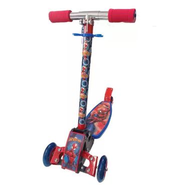 Imagem de Patinete Infantil 4 Rodas - Spider-man - Marvel - St Import