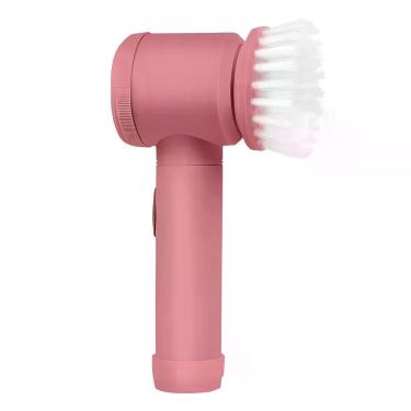 Imagem de Escova Elétrica de Limpeza 5 em 1 sem Fio Limpador Multiuso ABS + Nylon Recarregável Via USB para Tarefas Domésticas