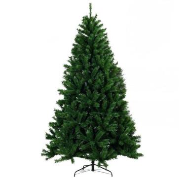 Imagem de Árvore de Natal, decoração natalina extragrande e luxuosa, dobrável, árvore de Natal verde, com suporte(1.50 | 450 Galhos | Metal)