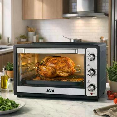 Imagem de Forno Elétrico JGM Prime 80L 2200W de Bancada com Espeto Giratório  22