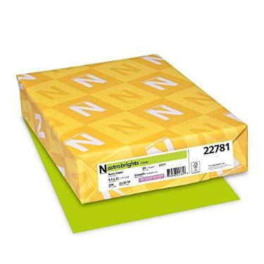 Imagem de Cartolina colorida Astrobrights®, 21 cm x 28 cm, certificado FSC®, 29,5 kg, Terra Green™, pacote com 250 folhas