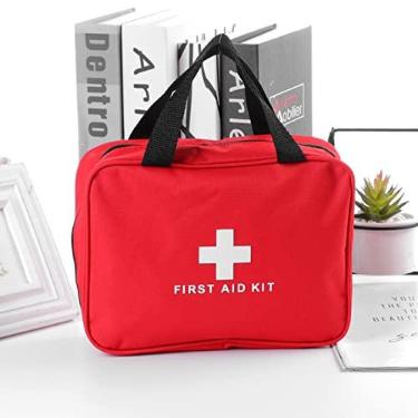 Imagem de Bolsa Vermelha De Primeiros Socorros Vomeko Bolsa De Resgate De Viagem Vazia Para Primeiros Socorros Bolsa De Emergência Para Armazenamento De Medicamentos