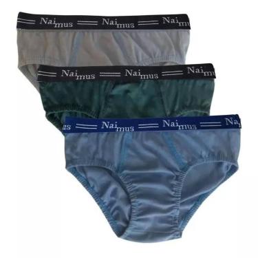 Imagem de Kit Com 12 Cueca Slip Infantil Algodão Lindas E Confortável - Naimus, 