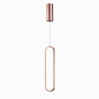Imagem de Pendente LED Slim Oval Rose