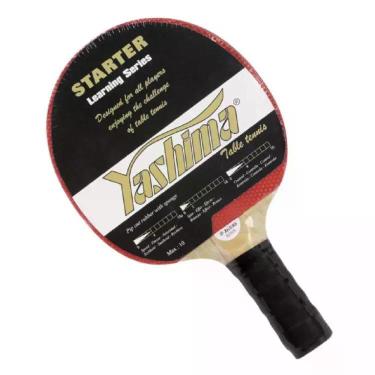 Imagem de Raquete Yashima Tenis de Mesa Borracha Com Esponja - Ptoverm, Pto, Ver