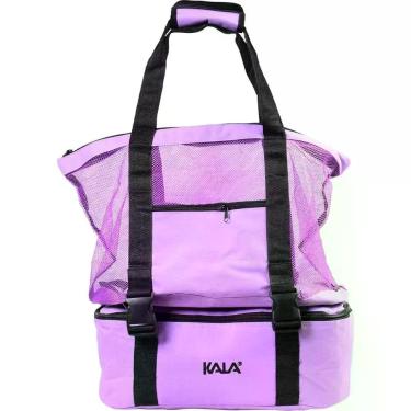 Imagem de Bolsa Térmica 35L 2 Em 1 Sintética Kala Lilás 41x16x50cm