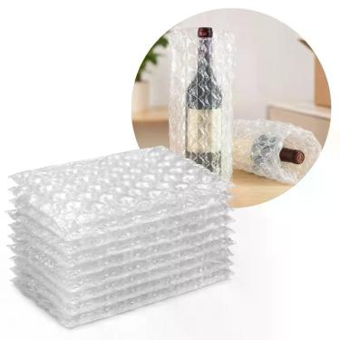 Imagem de Plástico Bolha Colmeia Premium 32x24cm com Bolhas Reforçadas e Proteção Superior 25 Unidades Transparente Mundial Casa