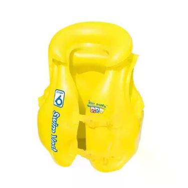 Imagem de Boia Colete Inflável Infantil Premium Amarelo Mor