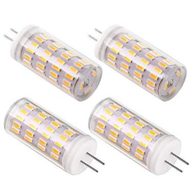 Imagem de Lâmpada de LED G4 12V 5W, G4 T3 JC Lâmpada de base de dois pinos, equivalente a lâmpada de halogêneo de 40W, CA/CC 12V Volt, branco quente 3000K, não regulável, para casa, paisagem. (pacote com 4)
