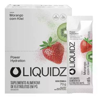 Imagem de LIQUIDZ - Eletrólitos Zero Açúcares - Sabor Morango com Kiw - Congratu