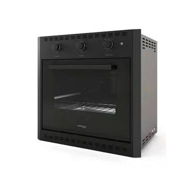 Imagem de Forno Elétrico de Embutir Nardelli Black E60 60L com Grill Timer Mecânico Preto 220V