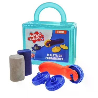 Imagem de Kit Massinha De Modelar Maleta Divertida Ferramentas Estrela