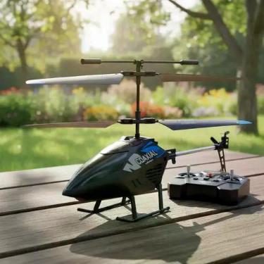 Imagem de Helicóptero RC 4D-M6 com Controle Remoto e Bateria Recarregável - Bell