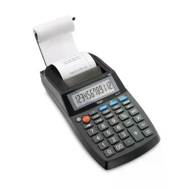 Imagem de Calculadora De Mesa Com Bobina 12 Dígitos Ma5111 Compacta Cor Preto -
