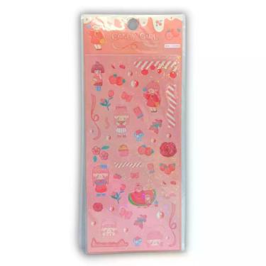 Imagem de Kit Adesivos Candy Girl Uniso Rosa
