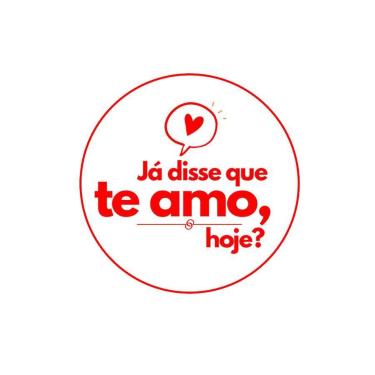 Imagem de Adesivo "Já Disse Que Te Amo" - Ref.2155 - Hot Stamping  - 50 unidades
