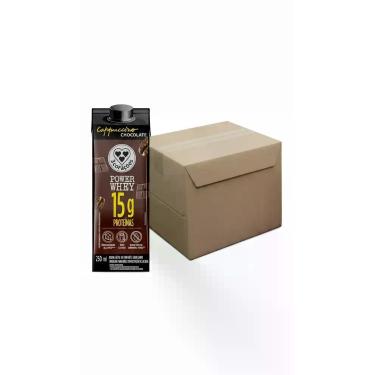 Imagem de Bebida Proteica Cappuccino Chocolate 12 Unidades - Congratulations Sto