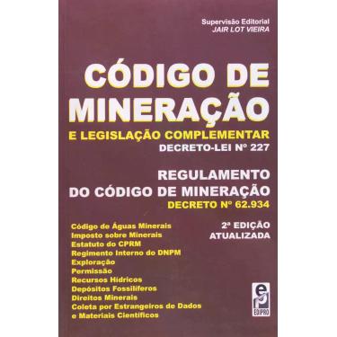 Imagem de Livro - Código de mineração e legislação complementar
