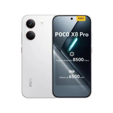 Imagem de Poco X8 Pro 256GB 8GB RAM White 5G AMOLED 120Hz - Xiaomi Poco X8 Pro, 