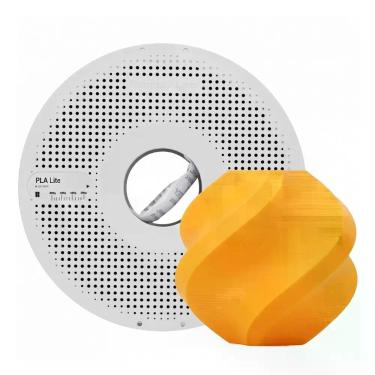 Imagem de Filamento Para Impressora 3D - PLA LITE Laranja - 1Kg - 1,75mm - Bambu