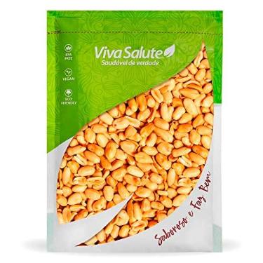 Imagem de Amendoim Torrado Com Sal Sem Pele Viva Salute a Vácuo - 1Kg