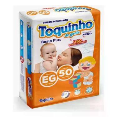 Imagem de Fralda Descartável Toquinho Basic Plus XG 50  Fraldas  - Toquinho De G