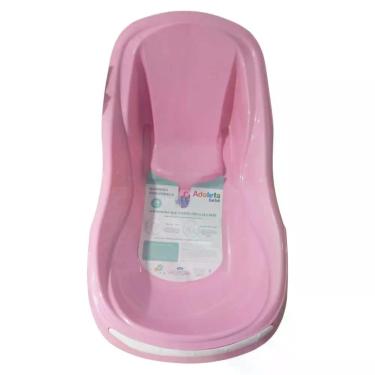 Imagem de Banheira para Bebê Adoleta Ergonômica 24L, Rosa