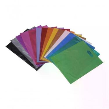 Imagem de Sacolas Plásticas Recicladas 45x60 Boca de Palhaço 1KG para Embalagens Diversas com 1KG Higipack