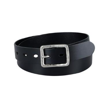 Imagem de Levi's Cinto casual feminino com fivela central martelada, Preto, P
