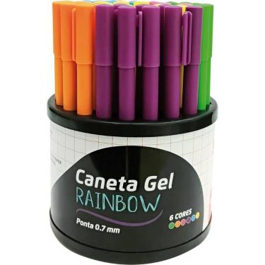 Imagem de Caneta GEL Rainbow 0.7MM 6CORES - Leonora