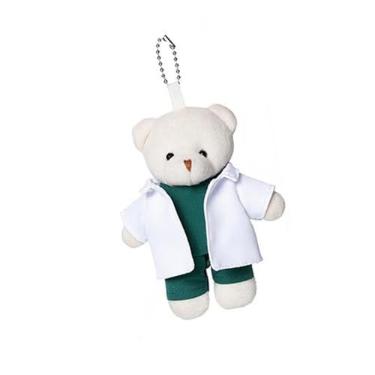 Imagem de Fenteer Doutor Urso Bicho de Pelúcia Macio, Pingente de Bolsa, Desenho Animado, Brinquedo de Pelúcia, Boneca Bonita para Médicos, Crianças, Estudantes,