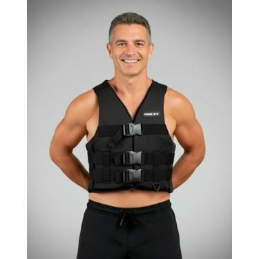 Imagem de Colete Flutuador Simetria - Prolife, Preto, M (Até 70Kg)