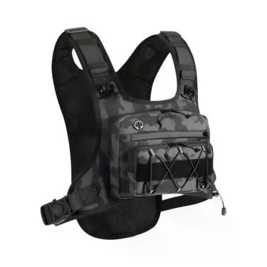 Imagem de Mochila De Peito Unissex Para Corrida, Colete Tático Para Esportes Ao 