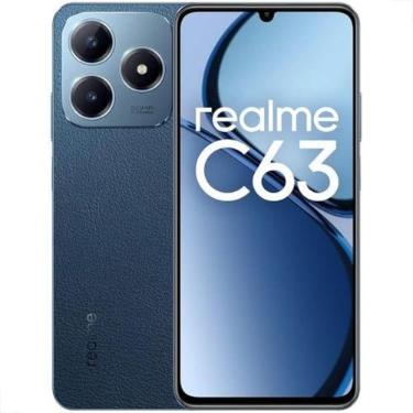 Imagem de Realme C63-128GB - 6GB Ram - Câmera 50MP - Bateria 5000mAh - Tela de 6,74'' - Azul