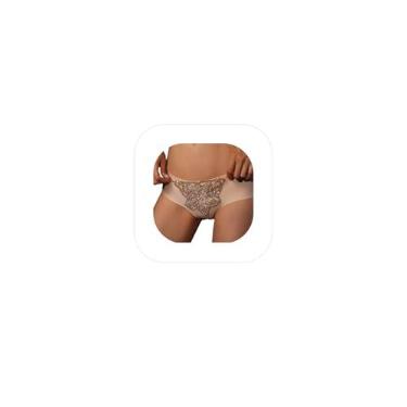 Imagem de Calcinha feminina sexy com strass, corrente corporal, corrente de cristal, joia (dourada), Liga metálica