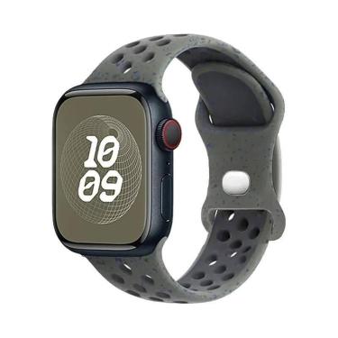 Imagem de Pulseira De Borracha Colorida Para Apple Watch Band 44mm 45mm 46mm 49m