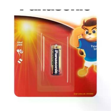 Imagem de Bateria Alcalina Panasonic LRV08-1B 12V A23 para Alarme Automotivo e Controle de Portão
