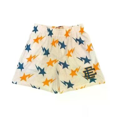 Imagem de Shorts De Malha Casuais De Verão Para Homens, Calças De Fitness Básica