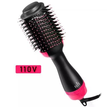 Imagem de Escova Secador Seca Cabelos Tira Frizz Alisa - DESERT ECOM, 110V