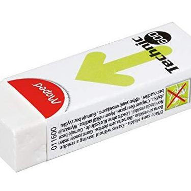 Imagem de Borracha de vinil Maped Technic 600, branca, pacote com 2 (011722US)