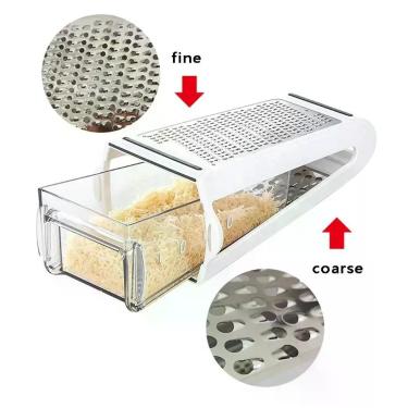Imagem de Ralador de queijo / manteiga para seu dia a dia com dispenser - RALADO