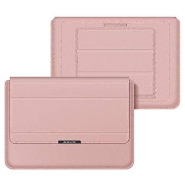 Imagem de Capa protetora para laptop XWU, capa protetora fina de couro de poliuretano com suporte para notebook HP, Lenovo, MacBook, Air Pro, Dell, Samsung, etc