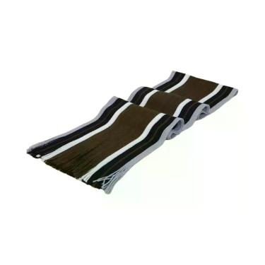 Imagem de Cachecol Longo Masculino De Cashmere Macio Com Listras Para O Inverno,