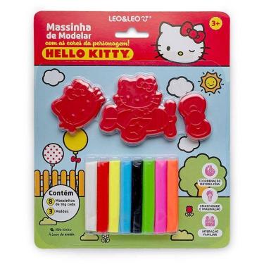 Imagem de Massa para Modelar Criativa Hello KITTY + 3 Moldes KIT