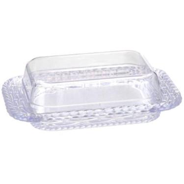 Imagem de Manteigueira De Acrílico com Detalhes Trançado Cristal - KEITA