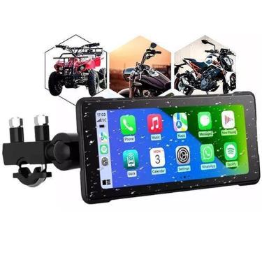 Imagem de Navegador Gps Moto Central Multimidia Carplay Android Auto - KNUP