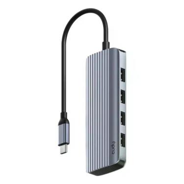 Imagem de Hub Adaptador 6 Em 1 Cudy Uh500 TipoC Para HDMI 1.4 Usb a+Usb c seus d