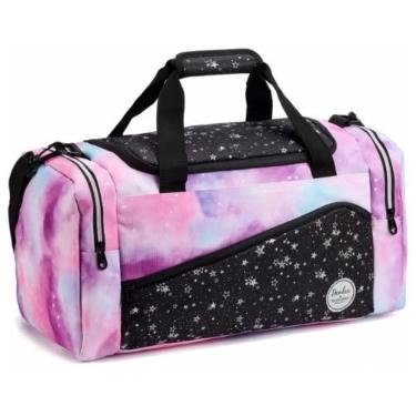 Imagem de Bolsa Mala Sacola De Viagem Dobravel Academia Colorida Grande